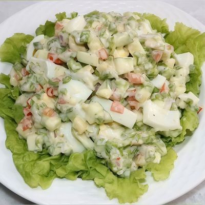 Vegetable Salad With Mayonnaise