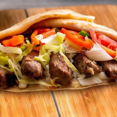 Grilled Kofta Crepe