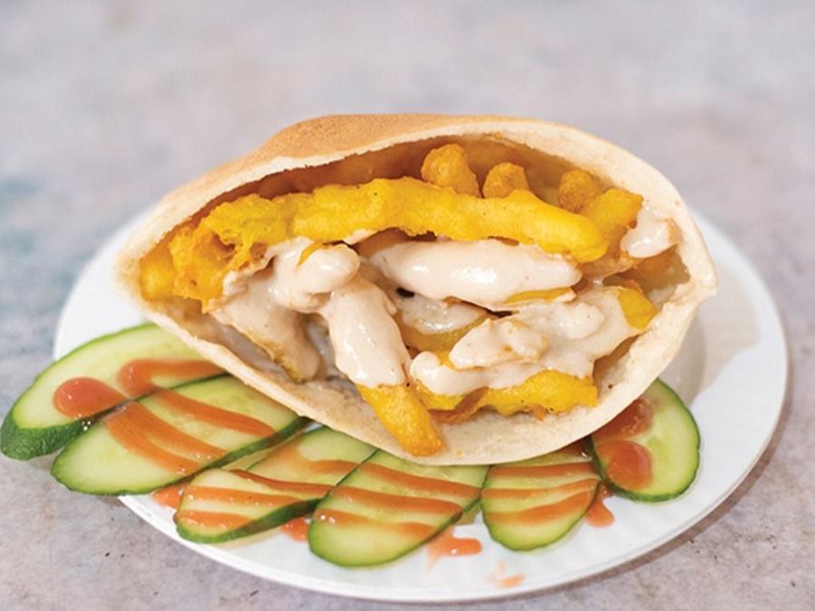 Potatoes Mozarella Cheese Sandwich