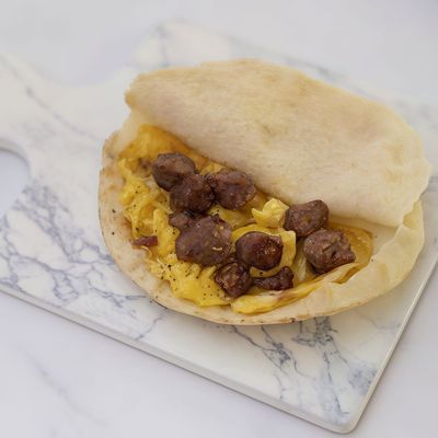 Oriental Sausage and Egg Sandwich