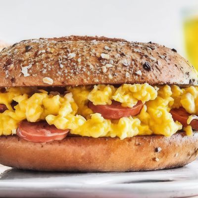 Egg and Sausage Sandwich