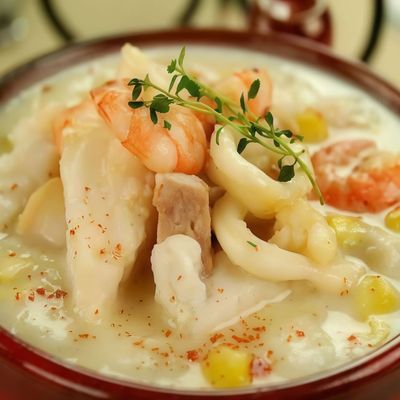 Local Squid Tagine with White Sauce