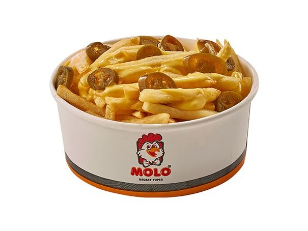 French Fries With Jalapeno And Cheddar Cheese