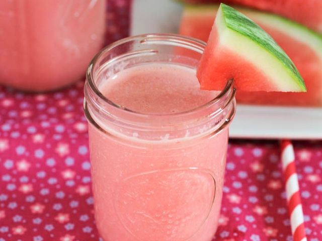 Watermelon With Milk Juice