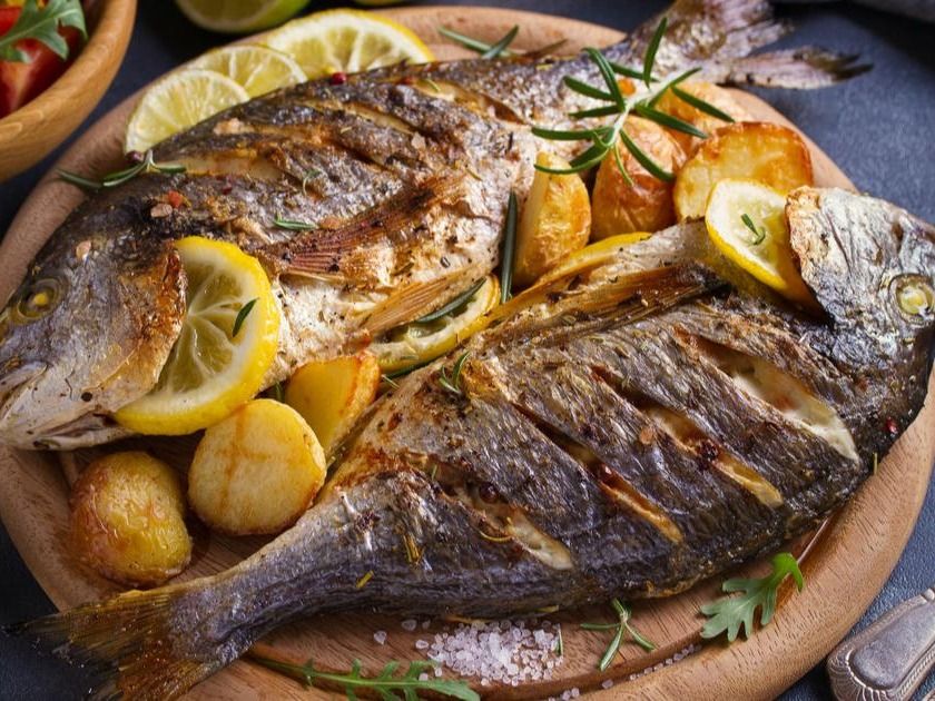 Grilled Tilapia With Oil And Lemon