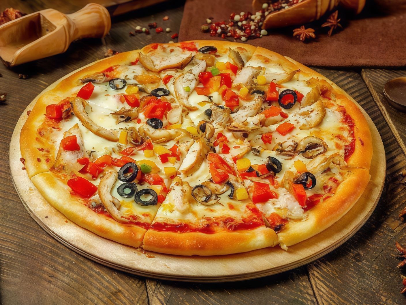 P And B Chicken Pizza