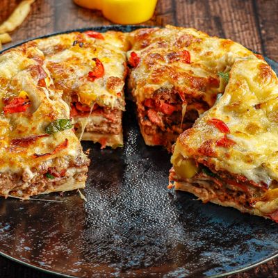 Beef Pizza Tart