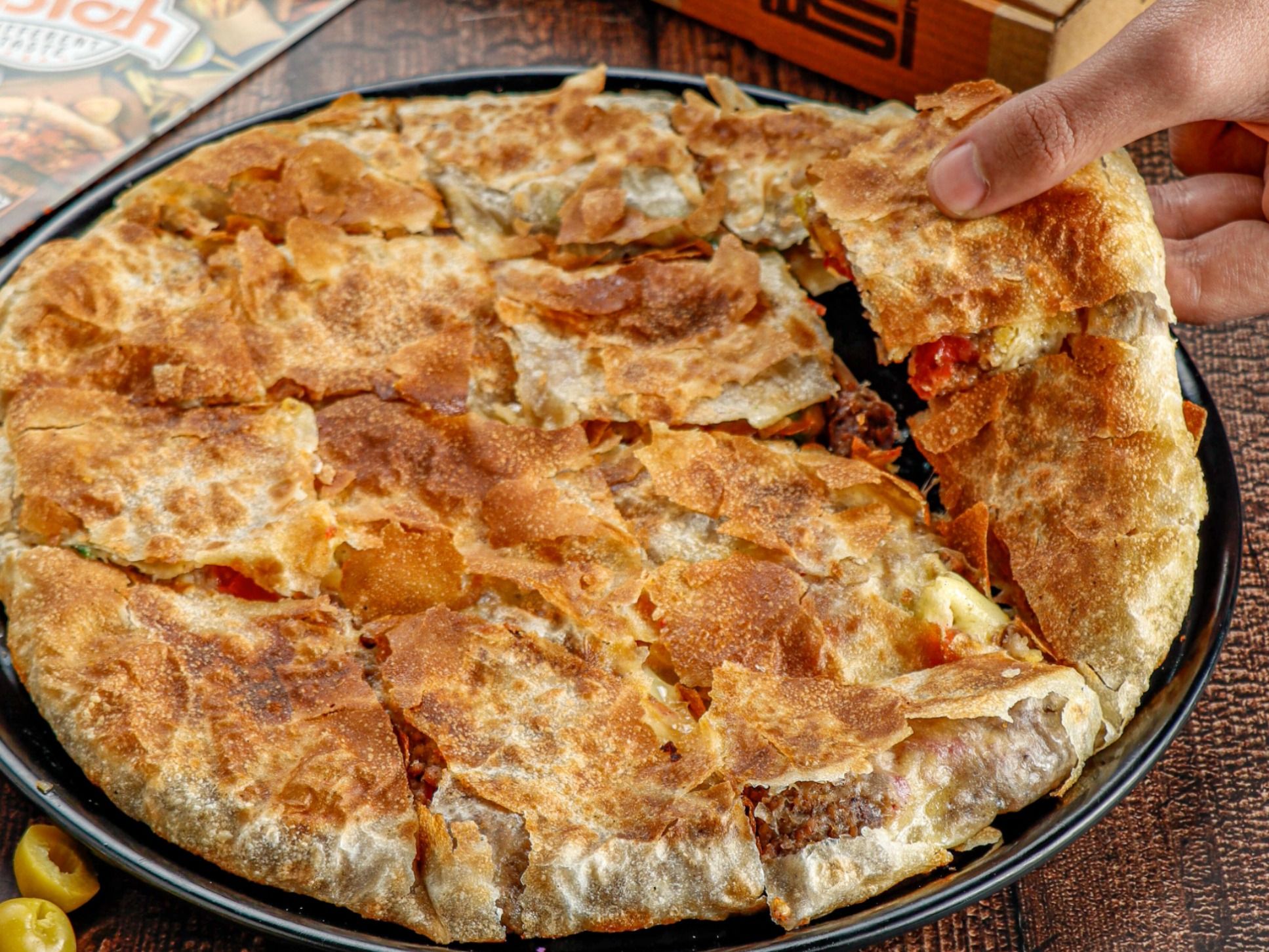 mix meat pie