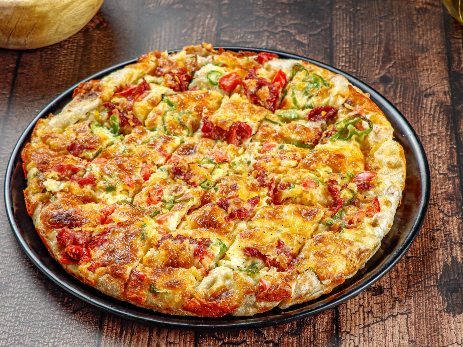 Pastrami And Kiri Oriental Pizza