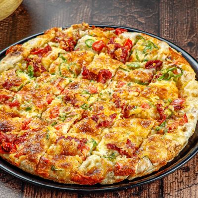 tuna pieces oriental pizza