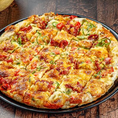 shrimp oriental pizza