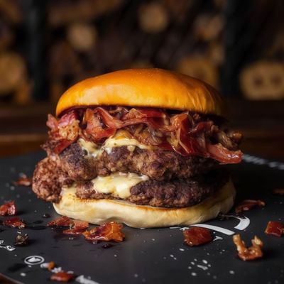 Burger Pizza Sandiwch