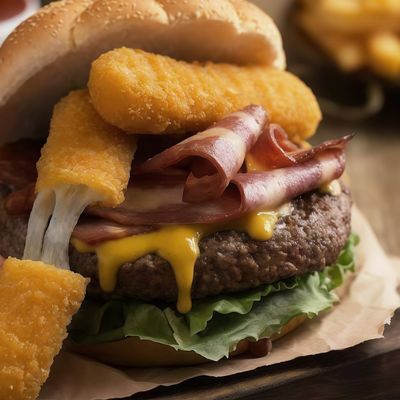 Cheese Sticks Burger Sandwich