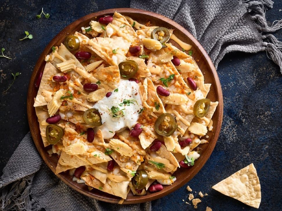 Cheese nachos