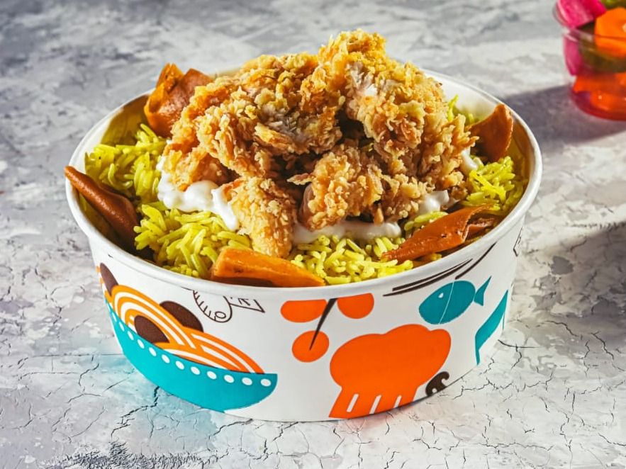 Chicken Crospy Fatteh