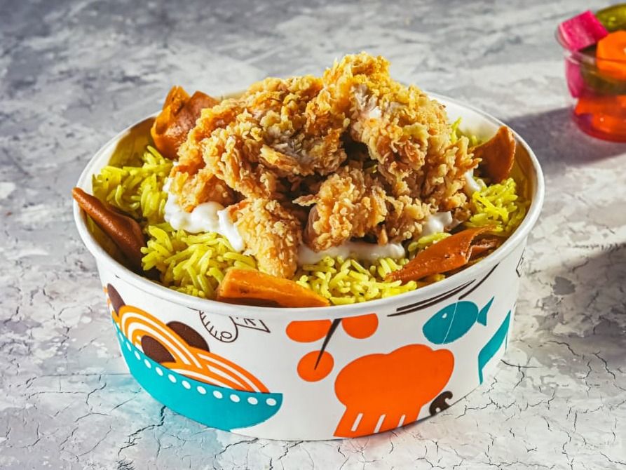 Chicken Zinger Fatteh