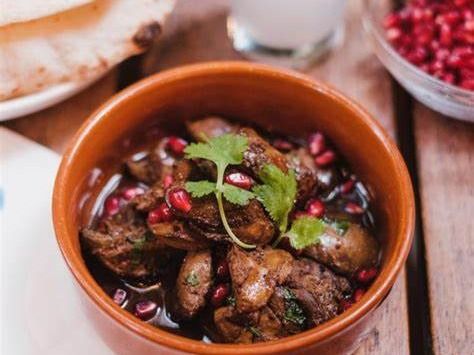 Chicken Liver With Pomegranate Molasses