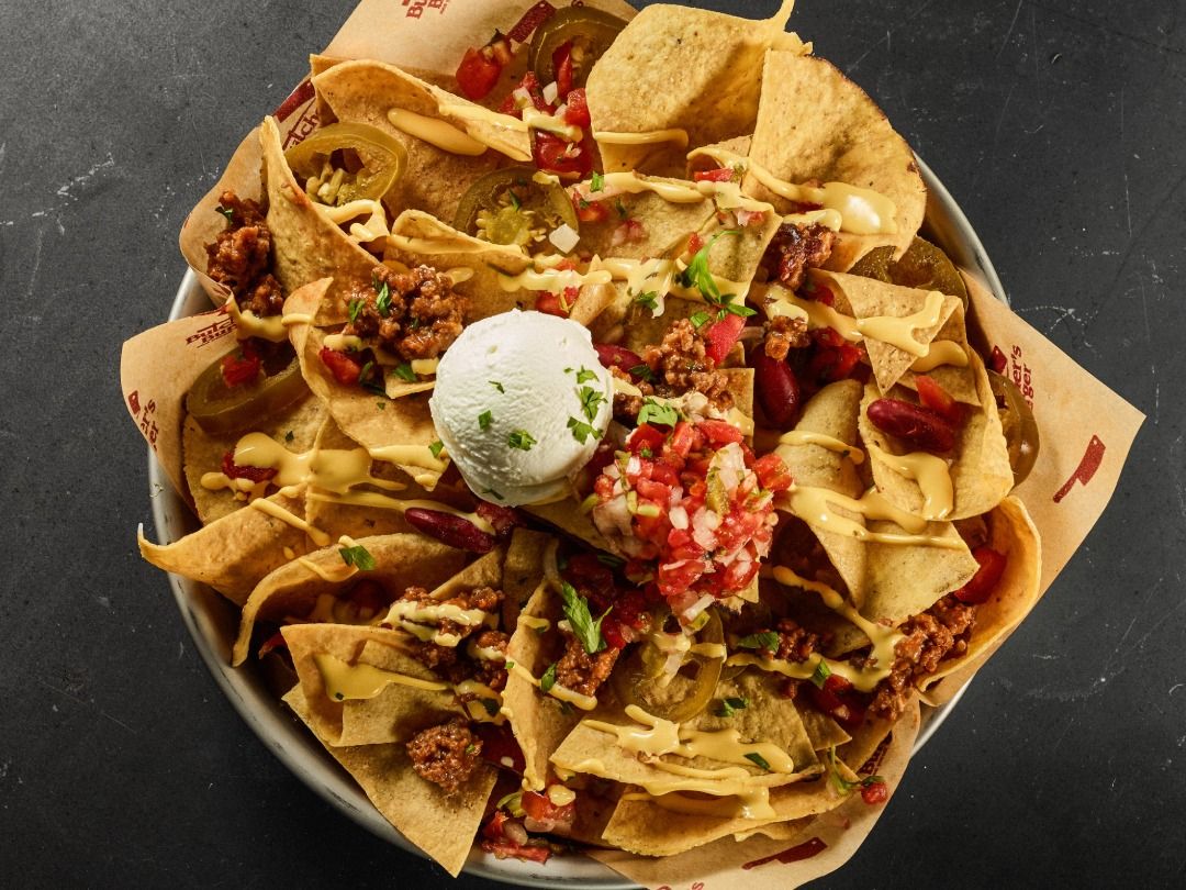 Loaded Beef Nachos Good For Sharing