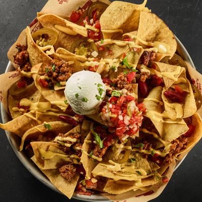 Loaded Beef Nachos Good For Sharing
