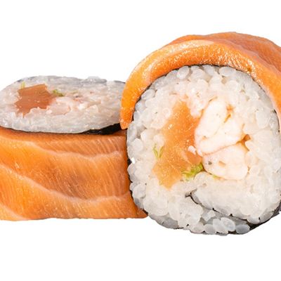 Dynamite salmon maki roll 6 pieces
