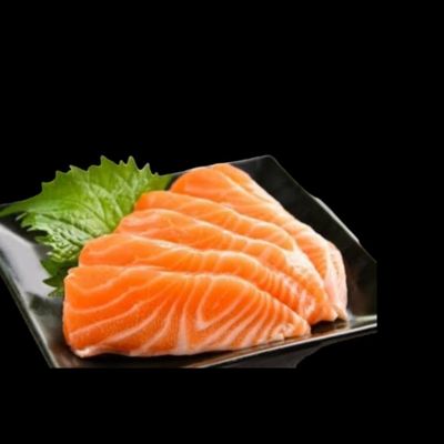 Salmon sashimi 6 pieces