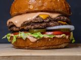 Burger And Cheese With Fries