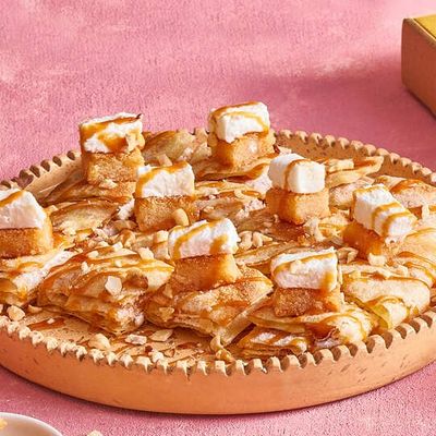 Basboosa And Cream Baladi Pie