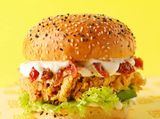 Chicken Burger And Fries Meal