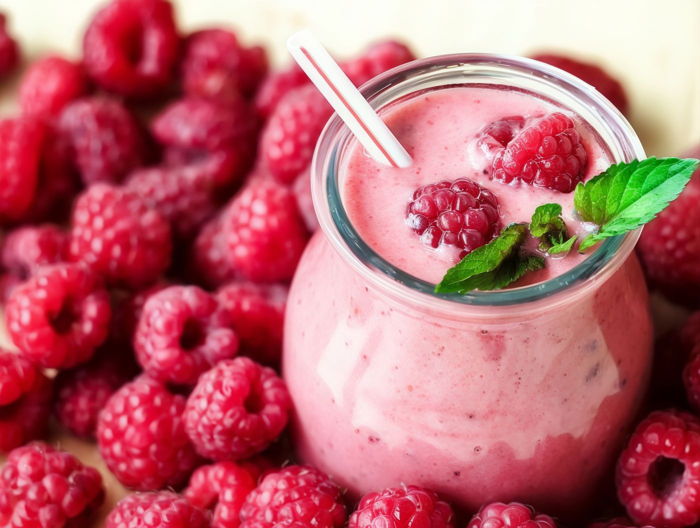 rasperry smoothie