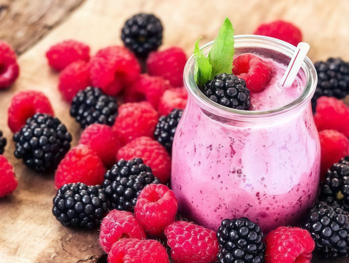 mixed berry smoothie