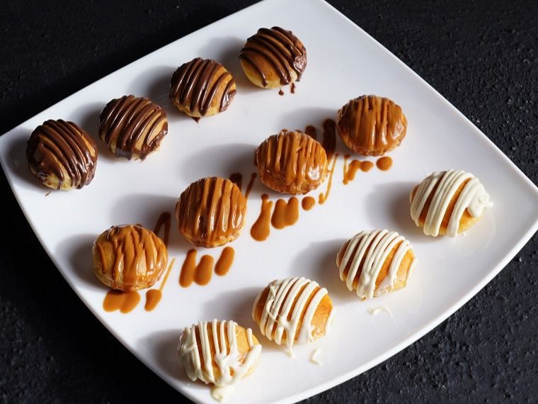Mix Mini Pancakes Nutella, Lotus And White