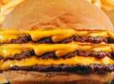 Triple Slice Smash burger