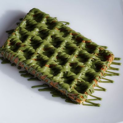 Pistachio waffle