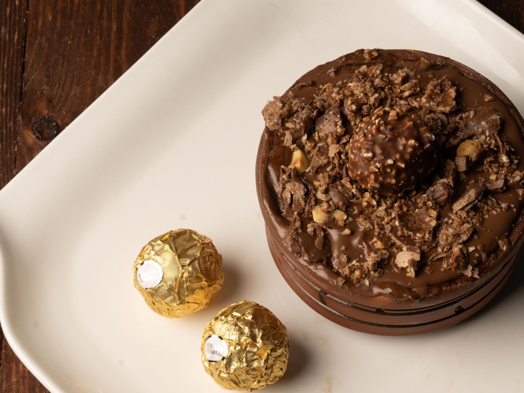 Ferrero Rocher Chocolate Casserole
