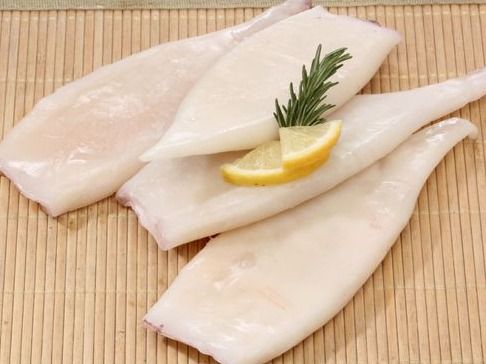Fresh, Raw Calamari