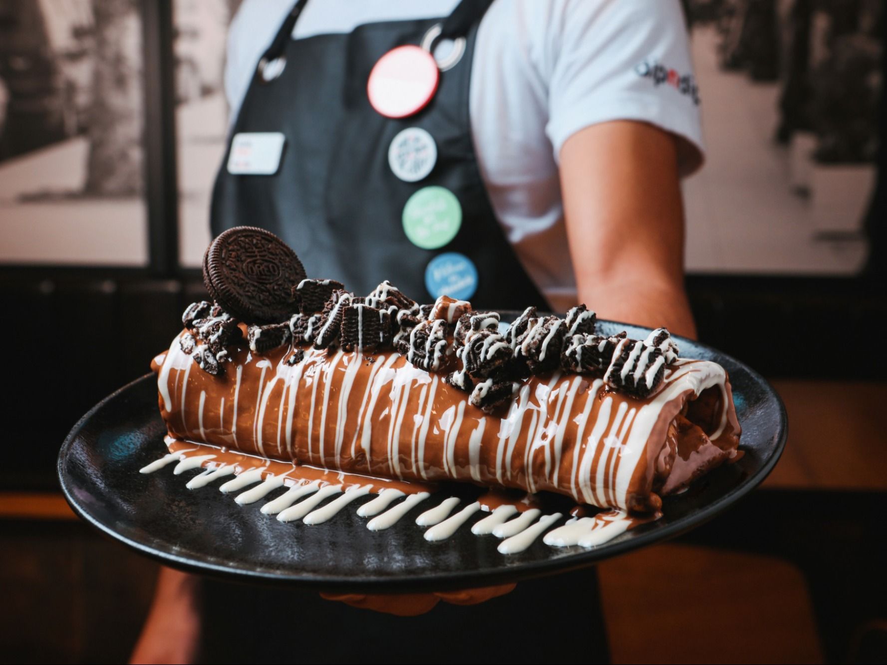 Iced Oreo Crepe
