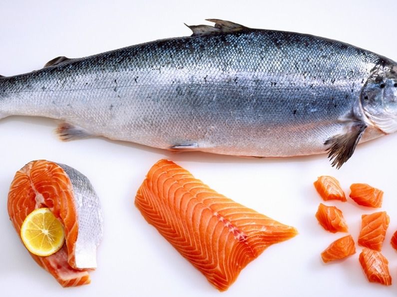 Fresh, Raw Gezal Salmon