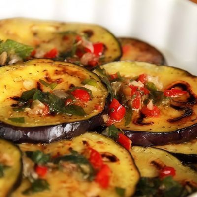 Fried Eggplant Salad