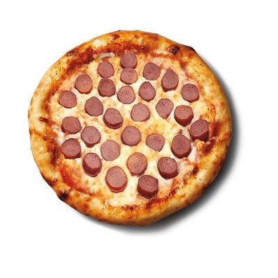 Medium Hot Dog Pizza - Thin