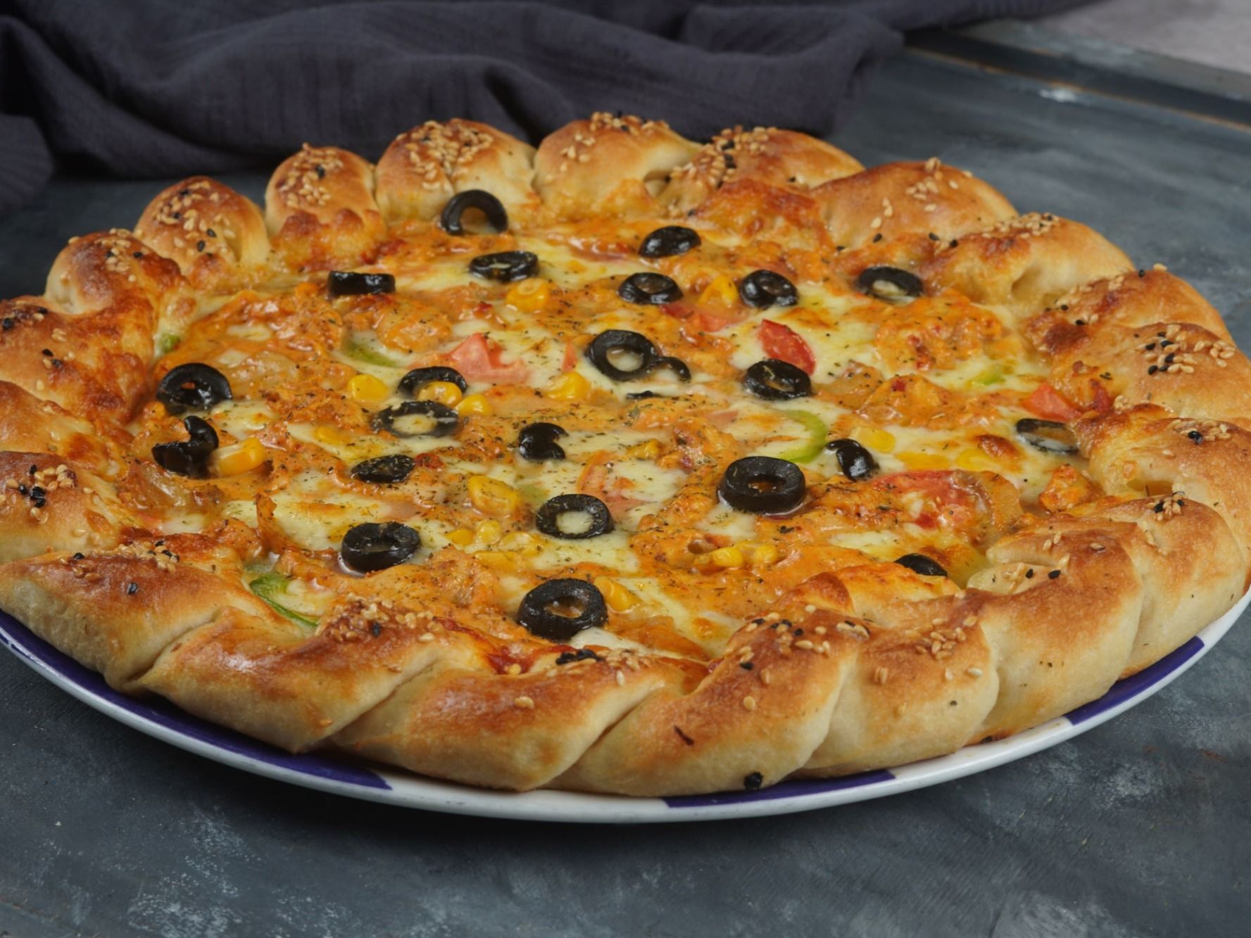 Stuffed Crust Pizza Of Your Choice