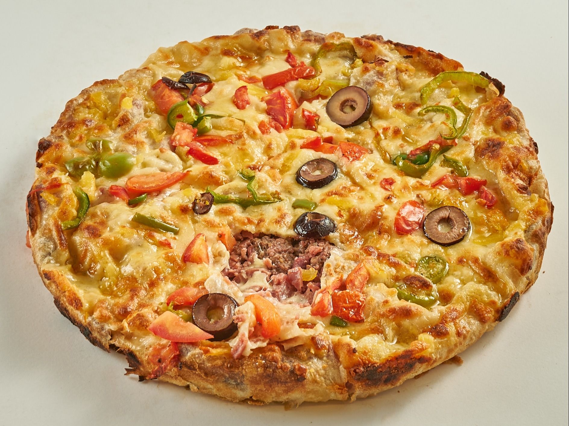 Pastrami Sausage Oriental Pie