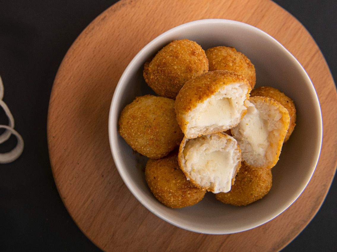 Cheezy Rice Balls