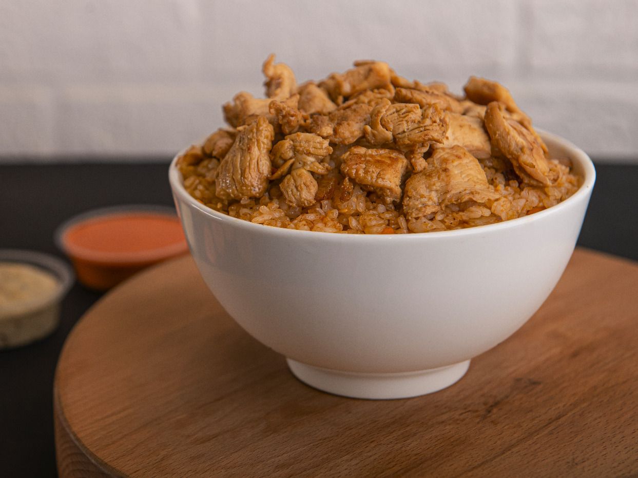 Grilled Chicken Fried Rice