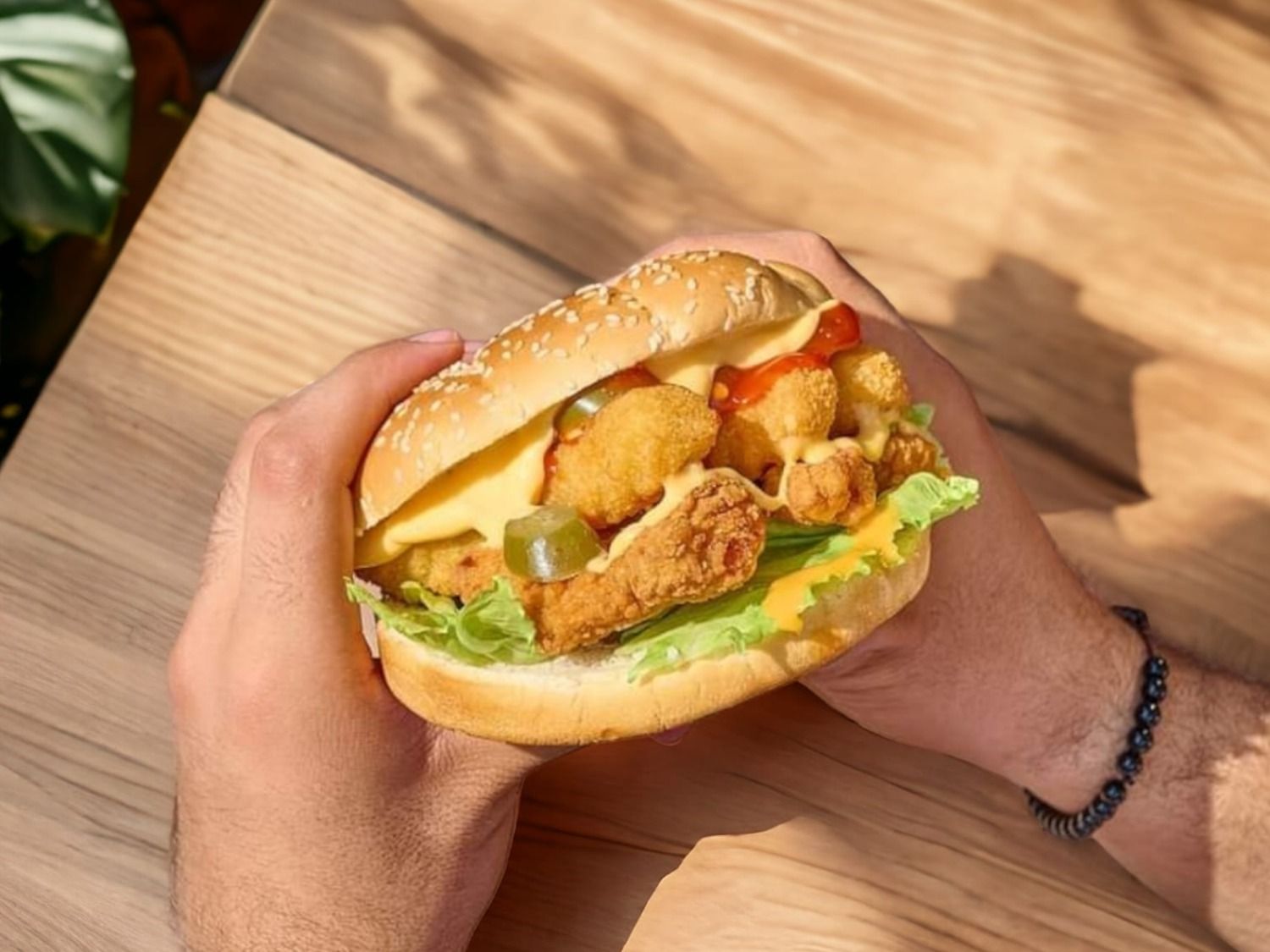 Chicken Cave Cheese Sandwich
