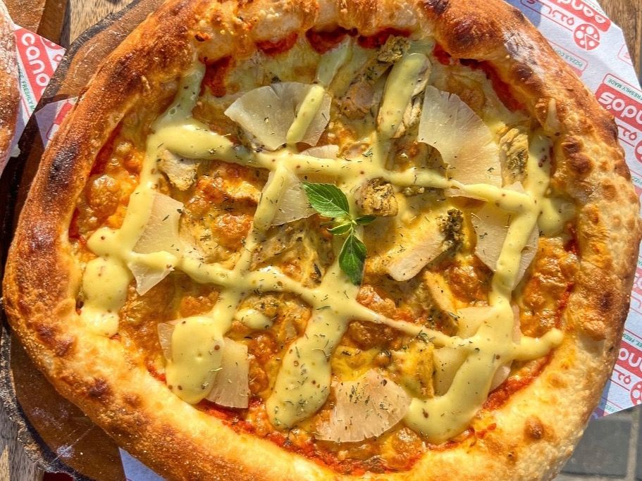 Chicken Pineapple Hawaiian Pizza