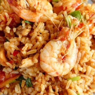 Sayadiya Rice with Shrimp