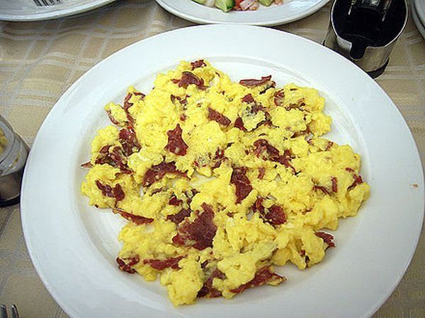 Omelet Egg Dish With Pastrami
