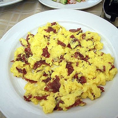 Omelet Egg Dish With Pastrami