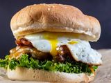 Egg With Burger Meal