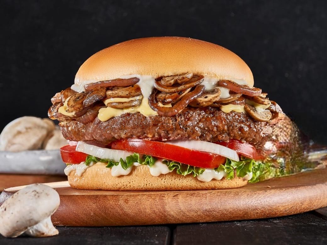 Bacon Mushroom Burger